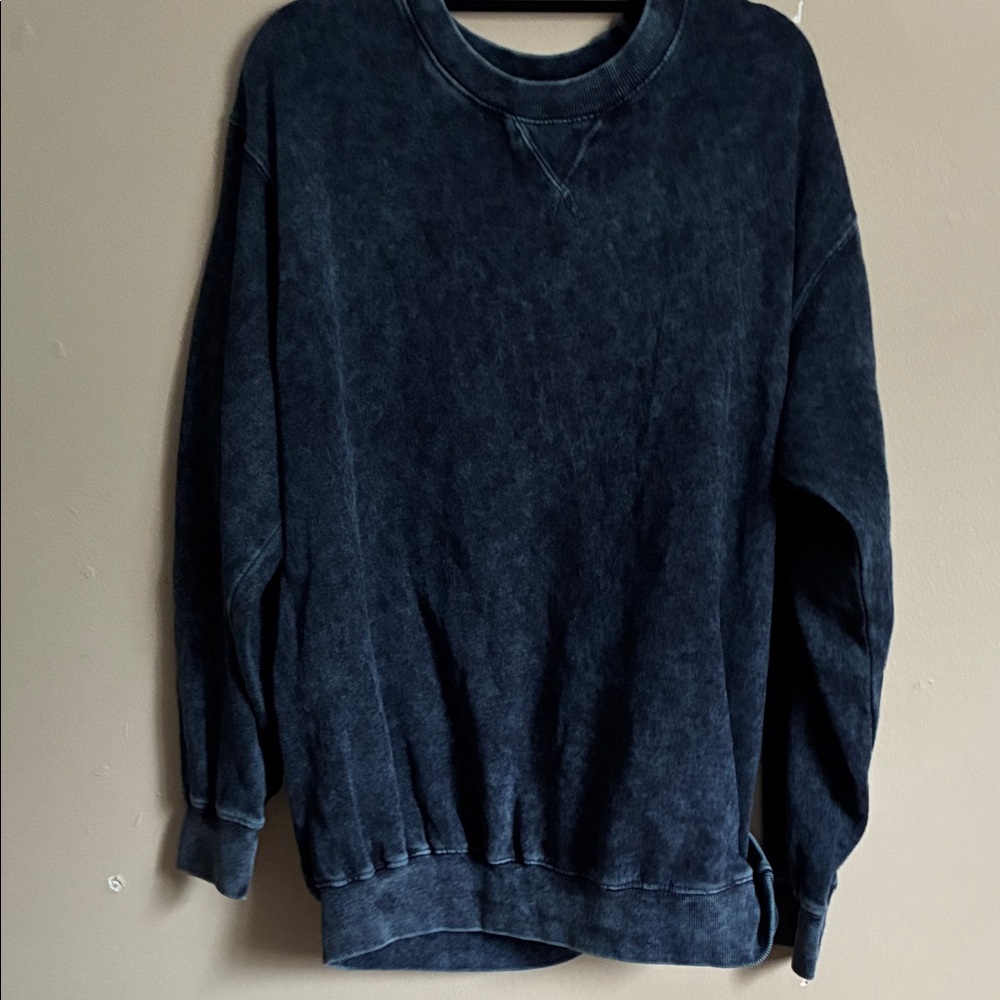 Women's Navy Crewneck Sweater